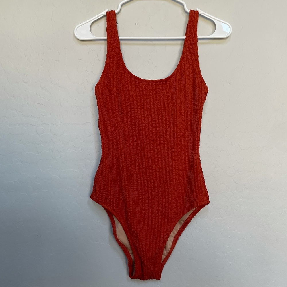 MADEWELL Second Wave Textured Tank Swimsuit